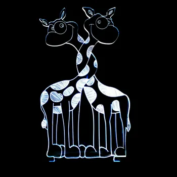 3D Visual Night Light Colorful Creative Cute Animal Giraffe Lamp LED Table Lamp Baby Sleeping Lighting Christmas Birthday Gifts
3D Visual Night Light Colorful Creative Cute Animal Giraffe Lamp LED Table Lamp Baby Sleeping Lighting Christmas Birthday Gifts