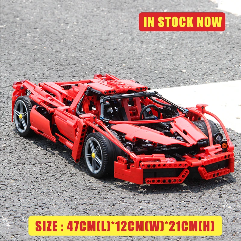 Bela 9186 Racer Series Technic Super Car ENZO 1:10 Building Blocks Speed Champions Racers Bricks Toys Compatible Legoed 8653
Bela 9186 Racer Series Technic Super Car ENZO 1:10 Building Blocks Speed Champions Racers Bricks Toys Compatible Legoed 8653
