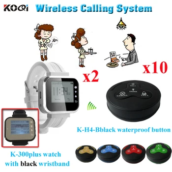 Restaurant Calling System Waiter Caller To The Restaurant Wireless Watch Call Service Call Start Button(2 watch+10 bell)
Restaurant Calling System Waiter Caller To The Restaurant Wireless Watch Call Service Call Start Button(2 watch+10 bell)