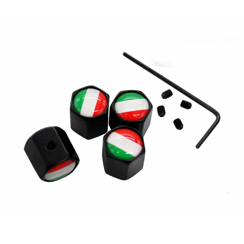 4Pcs/Set Italy Flag Logo Anti-theft Valve Caps Black Wheel Tire Stem Air Caps Auto Styling For Porsche FIAT Alfa-Romeo
4Pcs/Set Italy Flag Logo Anti-theft Valve Caps Black Wheel Tire Stem Air Caps Auto Styling For Porsche FIAT Alfa-Romeo