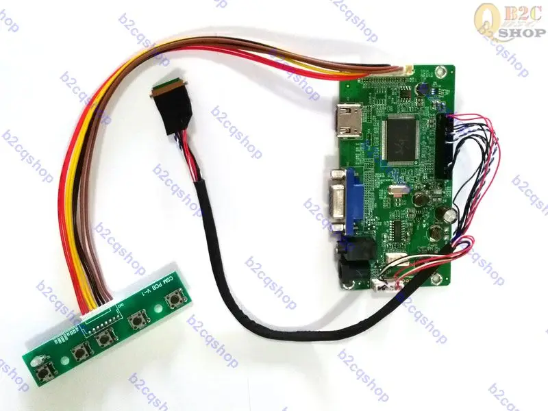 HDMI VGA LCD Controller Board Monitor EDP LED driver Kit for B156XTN04.0 1366X768
HDMI VGA LCD Controller Board Monitor EDP LED driver Kit for B156XTN04.0 1366X768