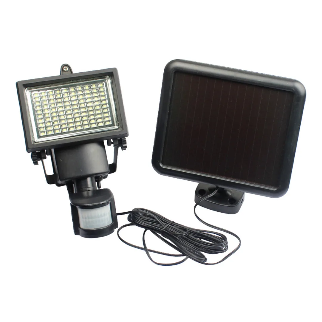 2019 Newest 100 LED Solar Panel Sensor Flood Light Security Motion Spot Lamp Outdoor Garden