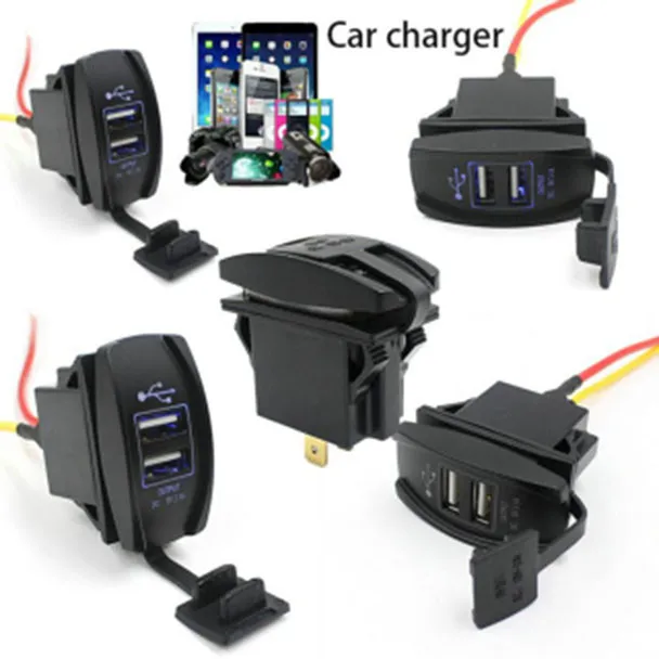 Car Adapter 12V 24V Car Auto Boat Accessory Dual USB Charger Power Adapter LED Outlet dropshipping 2018 Fashion Auto Accessories
Car Adapter 12V 24V Car Auto Boat Accessory Dual USB Charger Power Adapter LED Outlet dropshipping 2018 Fashion Auto Accessories