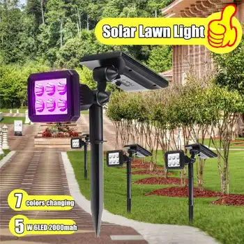 RGB Color Changing Lawn Lamps Spot Light Solar Powered Outdoor Solar Path Lights Ip65 For Garden Landscape Lighting With Battery
RGB Color Changing Lawn Lamps Spot Light Solar Powered Outdoor Solar Path Lights Ip65 For Garden Landscape Lighting With Battery