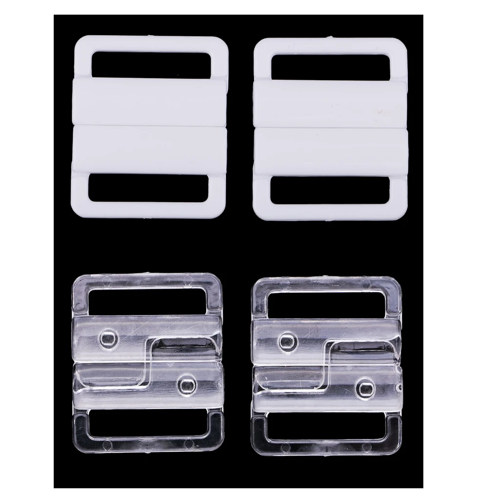 10 Set/pack Plastic Lingerie Bra Strap Sliders Adjuster Hook Clips for Corset Garter Bikini - Clear/white
10 Set/pack Plastic Lingerie Bra Strap Sliders Adjuster Hook Clips for Corset Garter Bikini - Clear/white