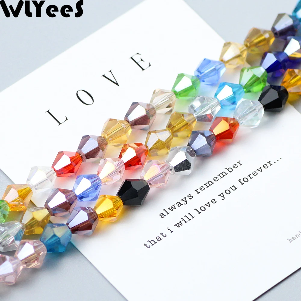 WLYeeS Austrian Bicone crystals bead 8mm 30pcs Double cone Spacer Loose beads for DIY Bracelet Necklace Pendant Jewelry Making
WLYeeS Austrian Bicone crystals bead 8mm 30pcs Double cone Spacer Loose beads for DIY Bracelet Necklace Pendant Jewelry Making