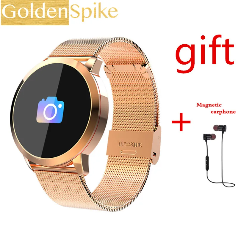 New Q8 OLED Bluetooth Smart Watch Stainless Steel Waterproof Wearable Device Smartwatch Wristwatch Men Women Fitness Tracker
New Q8 OLED Bluetooth Smart Watch Stainless Steel Waterproof Wearable Device Smartwatch Wristwatch Men Women Fitness Tracker