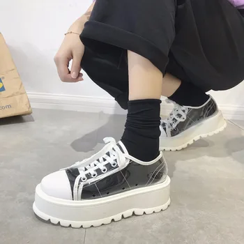 Nice Summer New thick-soled Women Shoes Korean Fashion Casual Shoes Transparent Muffin Bottom Women Shoes
Nice Summer New thick-soled Women Shoes Korean Fashion Casual Shoes Transparent Muffin Bottom Women Shoes