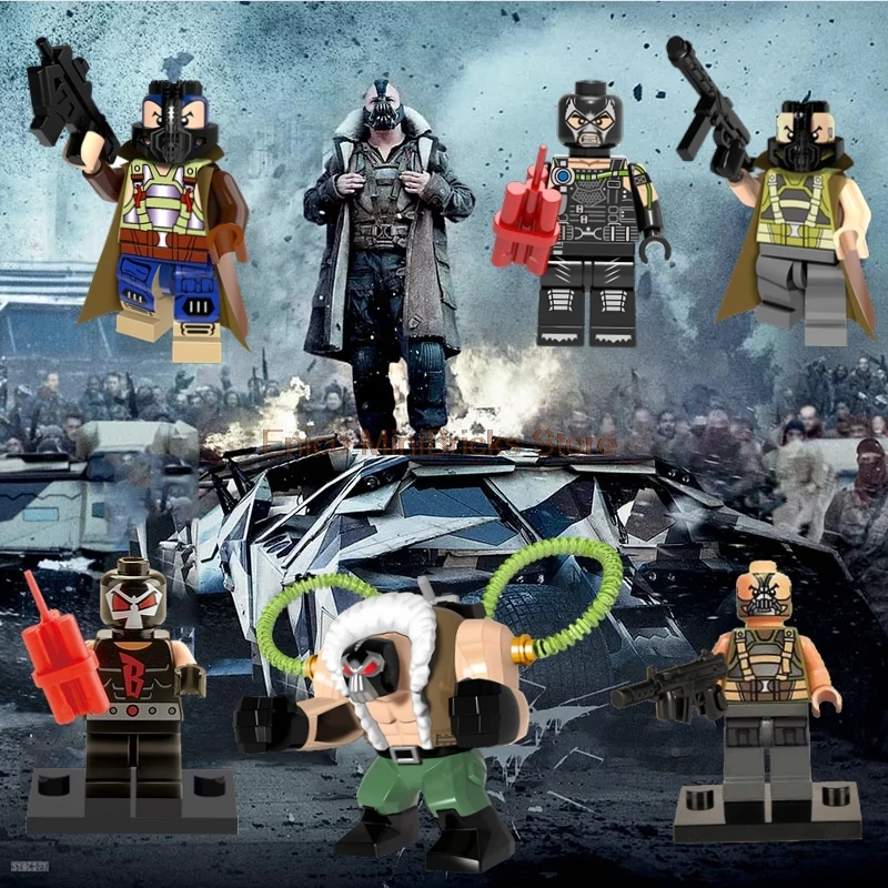 Bane Set DC Movie Super Heroes Bane Batman Bruce Wayne Aciton Figures DIY Mini Dolls Building Blocks Gifts Toys For Children
Bane Set DC Movie Super Heroes Bane Batman Bruce Wayne Aciton Figures DIY Mini Dolls Building Blocks Gifts Toys For Children