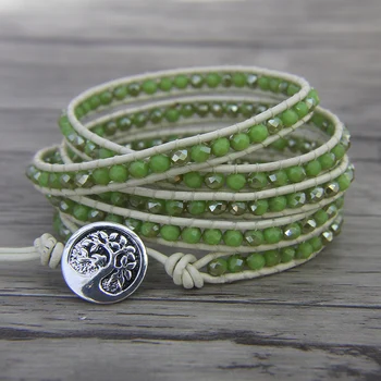 faceted grass green crystal beads bracelet faceted beads bracelet 5 wraps beads bracelet crystal bead jewelry boho jewelry
faceted grass green crystal beads bracelet faceted beads bracelet 5 wraps beads bracelet crystal bead jewelry boho jewelry