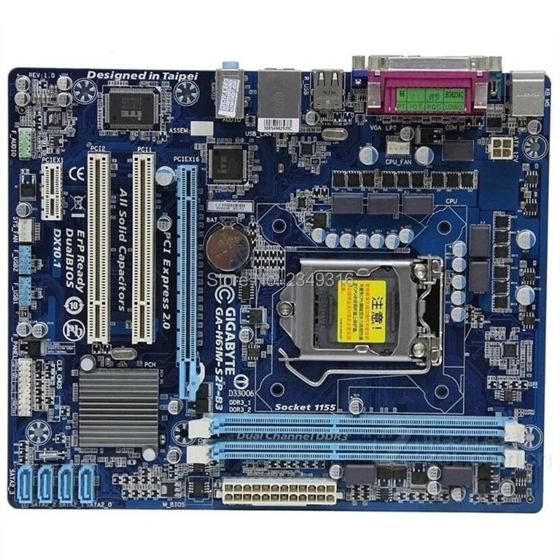 Original For Gigabyte GA-H61M-S2P-B3 Desktop Motherboard H61M-S2P-B3 H61 LGA 1155 i3 i5 i7 DDR3 Micro-ATX 100% Fully Test
Original For Gigabyte GA-H61M-S2P-B3 Desktop Motherboard H61M-S2P-B3 H61 LGA 1155 i3 i5 i7 DDR3 Micro-ATX 100% Fully Test