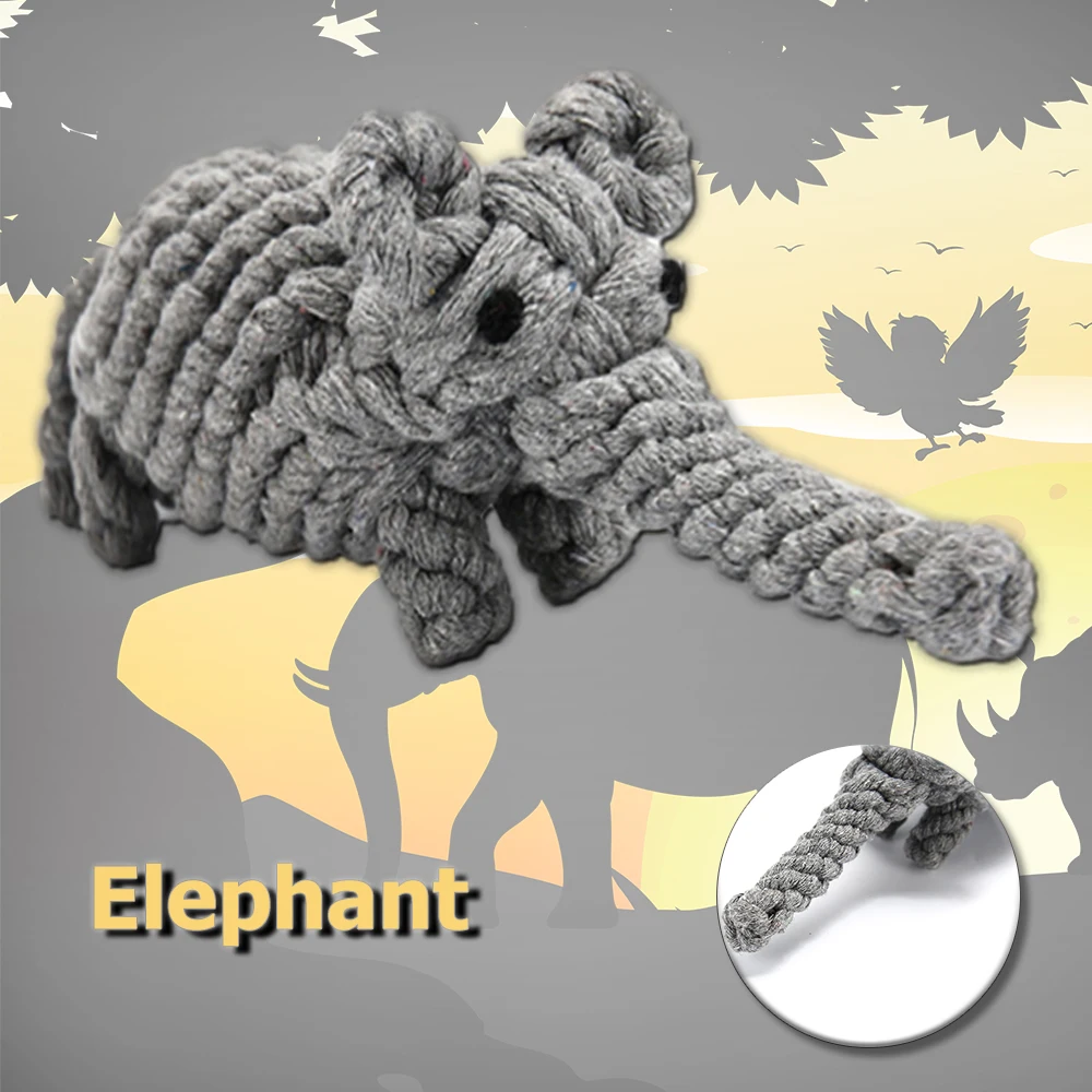 Elephant dog toy
