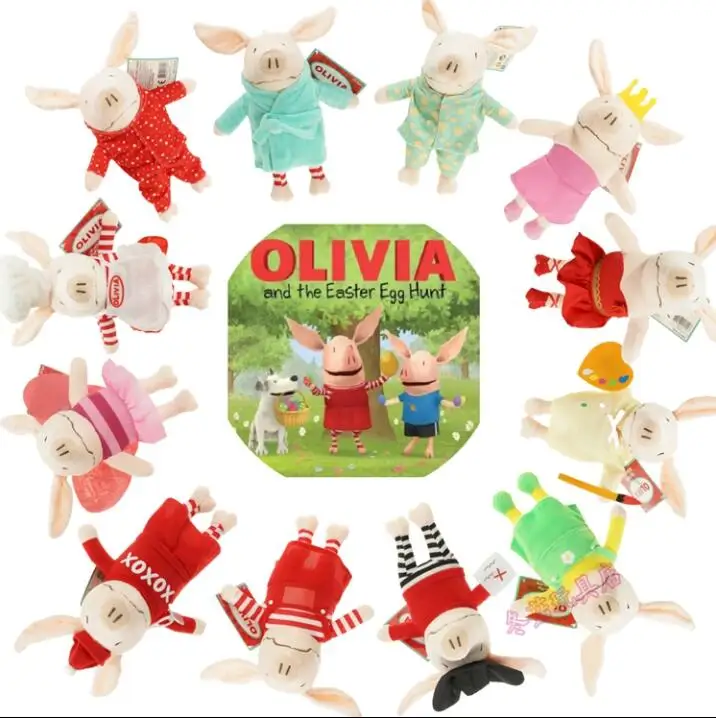 22cm Olivia the Pig Ballerina Zoobies Painter Pajamas Cosplay Artist Chef New Plush Soft Children's Lovely Cartoon Animal Gift
22cm Olivia the Pig Ballerina Zoobies Painter Pajamas Cosplay Artist Chef New Plush Soft Children's Lovely Cartoon Animal Gift