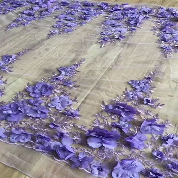New Arrival Purple 3D lace fabric beaded tulle fabric high quality nigerian lace fabrics for wedding 2018 5yard/lot V1-2
New Arrival Purple 3D lace fabric beaded tulle fabric high quality nigerian lace fabrics for wedding 2018 5yard/lot V1-2