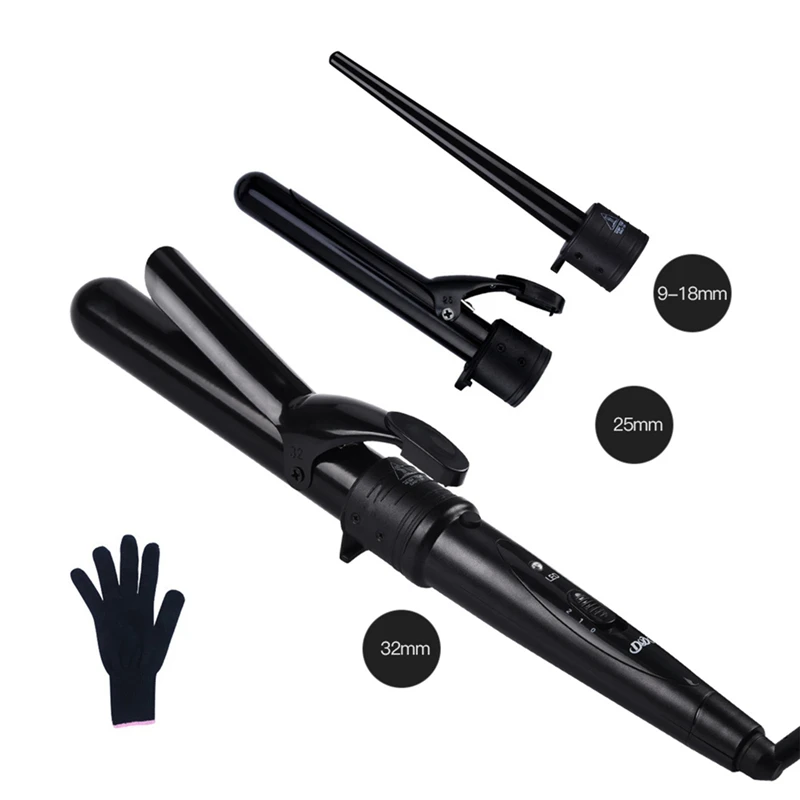 Multifunctional Hair Curling Iron 3 in 1 with Interchangeable Iron Wands Tourmaline Ceramic Hair Curling Iron Hair Curler Set 30
Multifunctional Hair Curling Iron 3 in 1 with Interchangeable Iron Wands Tourmaline Ceramic Hair Curling Iron Hair Curler Set 30