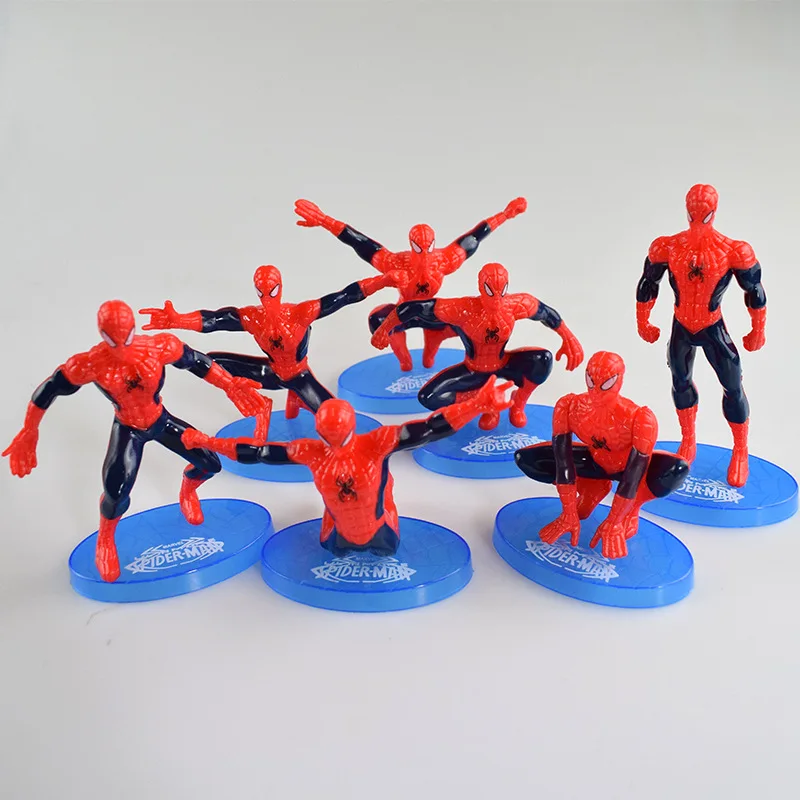 2019 New 7pcs Pack Spiderman Action Figure Cake Decorate Avengers Cute Spider Man Toys Dolls Gift for Kids Boys Girls
2019 New 7pcs Pack Spiderman Action Figure Cake Decorate Avengers Cute Spider Man Toys Dolls Gift for Kids Boys Girls