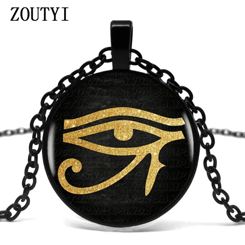 2018/Netherlands Eye of Egypt Ra Eye Symbol Pendant Glass Necklace Statement Silver Necklace Women's Dress.
2018/Netherlands Eye of Egypt Ra Eye Symbol Pendant Glass Necklace Statement Silver Necklace Women's Dress.