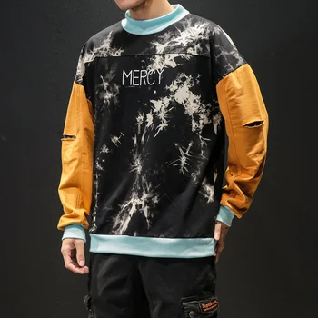 2019 New Fashion Oversize Hoodie Sweatshirt Man Patchwork Color Ripped Sleeve Hip Hop Pullover Male Streetwear Mens Clothes Sale
2019 New Fashion Oversize Hoodie Sweatshirt Man Patchwork Color Ripped Sleeve Hip Hop Pullover Male Streetwear Mens Clothes Sale