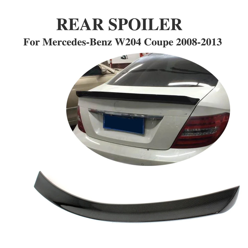 Carbon Fiber Rear Spoiler Trunk Boot Lip Wing for Mercedes-Benz C Class W204 C180 C200 C250 C300 C63 AMG Coupe 2008-2013
Carbon Fiber Rear Spoiler Trunk Boot Lip Wing for Mercedes-Benz C Class W204 C180 C200 C250 C300 C63 AMG Coupe 2008-2013
