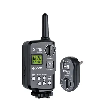 Godox XT-16 XT16 2.4G Wireless Strobe Flash Trigger for X1C X1N XT-16 Transmitter Trigger Wistro AD360/DE/QT/DP/QS/GS/GT Series
Godox XT-16 XT16 2.4G Wireless Strobe Flash Trigger for X1C X1N XT-16 Transmitter Trigger Wistro AD360/DE/QT/DP/QS/GS/GT Series