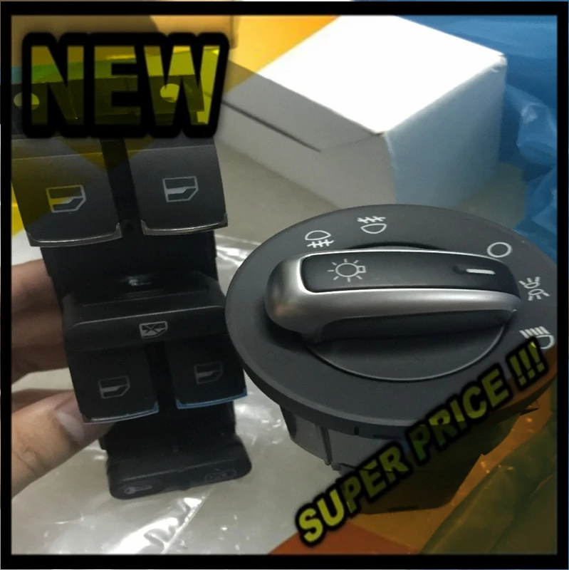 new Headlight Window Control Switch Button For VW 99-04 GTI Golf 4 Jetta MK4 BORA BEETLE Passat B5 B5.5 3BD 941 531 3BD 959 857
new Headlight Window Control Switch Button For VW 99-04 GTI Golf 4 Jetta MK4 BORA BEETLE Passat B5 B5.5 3BD 941 531 3BD 959 857