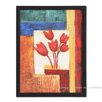 100%Hand Painting Textured Red Tulip Flower Oil Painting Abstract Modern Canvas Wall Art Picture For Living Room Home Decoration
100%Hand Painting Textured Red Tulip Flower Oil Painting Abstract Modern Canvas Wall Art Picture For Living Room Home Decoration