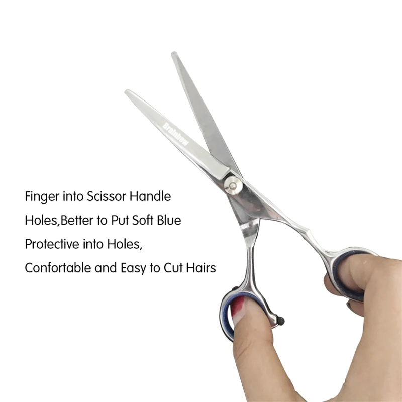 Парикмахерские ножницы Brainbow 6 дюймов для стрижки филировки стайлинга из
