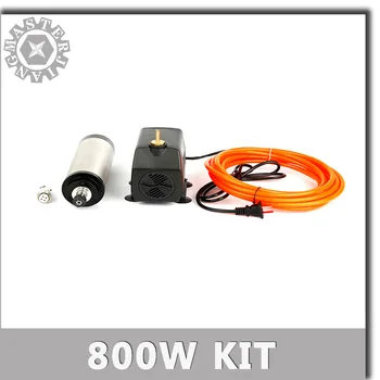 0.8KW 220V 65mm Spindle Water Cooled Kit 800W ER11 Milling Spindle Motor + 75W 3.2M Water Pump + 5M Water Pipes.
0.8KW 220V 65mm Spindle Water Cooled Kit 800W ER11 Milling Spindle Motor + 75W 3.2M Water Pump + 5M Water Pipes.