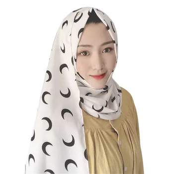 Muslim Women Headscarf New Moon Geometric Crescent Pattern Female Dubai Hijab Scarf Shawl Muslima Wrap
Muslim Women Headscarf New Moon Geometric Crescent Pattern Female Dubai Hijab Scarf Shawl Muslima Wrap