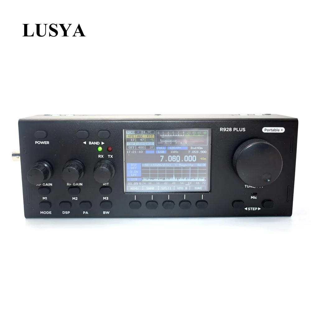 Lusya 10WATT HF SDR Transceiver RX:1.8-30MHz TX:ALL HAM HF BANDS SSB(J3E),CW,AM(RX Only) FM,FREE-DV R928
Lusya 10WATT HF SDR Transceiver RX:1.8-30MHz TX:ALL HAM HF BANDS SSB(J3E),CW,AM(RX Only) FM,FREE-DV R928