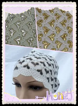 15cm luxurious metallic shining effect elastic jacquard lace, Muslim cap soft and elegant lace trims,XERY14300L
15cm luxurious metallic shining effect elastic jacquard lace, Muslim cap soft and elegant lace trims,XERY14300L