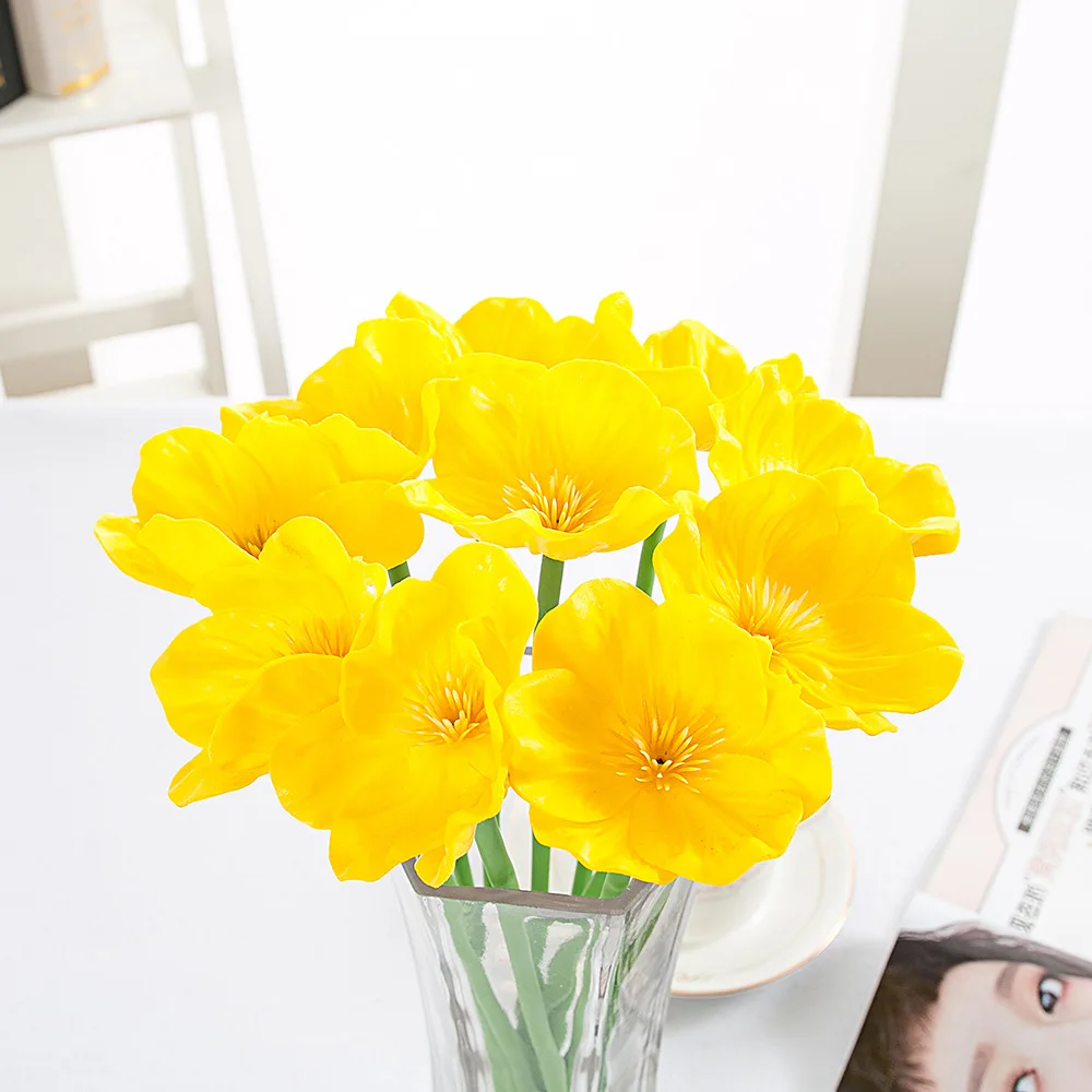5Pcs/lot Plastic Wedding Decoration Furniture Artificial Mini Real Touch Poppies Flowers Decorative Bouquet Home Art Decor P20
5Pcs/lot Plastic Wedding Decoration Furniture Artificial Mini Real Touch Poppies Flowers Decorative Bouquet Home Art Decor P20