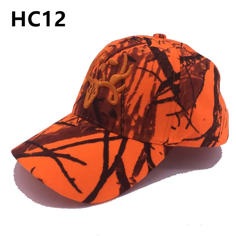 Новое поступление оранжевая камуфляжная шапка Hunter для охоты головной убор