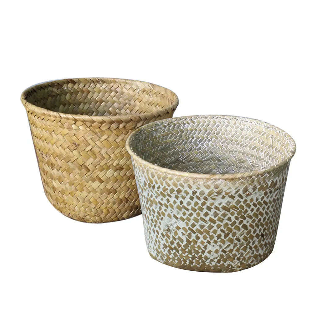 1Pc Handmade Wicker Rattan Laundry Storage Baskets Woven Folding Flowerpot Planter Toys Dirty Cloth Storage Basket
1Pc Handmade Wicker Rattan Laundry Storage Baskets Woven Folding Flowerpot Planter Toys Dirty Cloth Storage Basket