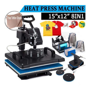 8 In 1 Heat Transfer Machine T-shirt Heat Press Machine Cup Printing Heat Transfer Machine
8 In 1 Heat Transfer Machine T-shirt Heat Press Machine Cup Printing Heat Transfer Machine