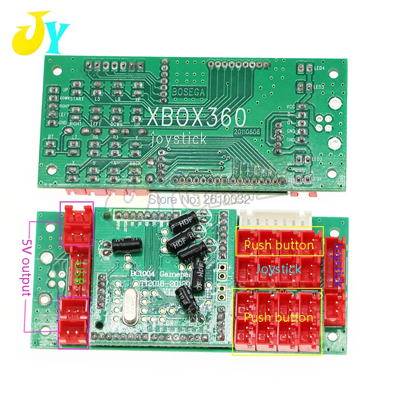 Один плеер XBOX360 аркада джойстик контроллер USB энкодер с USB кабель провода для джойстика 2Pin кнопка кабель
Один плеер XBOX360 аркада джойстик контроллер USB энкодер с USB кабель провода для джойстика 2Pin кнопка кабель