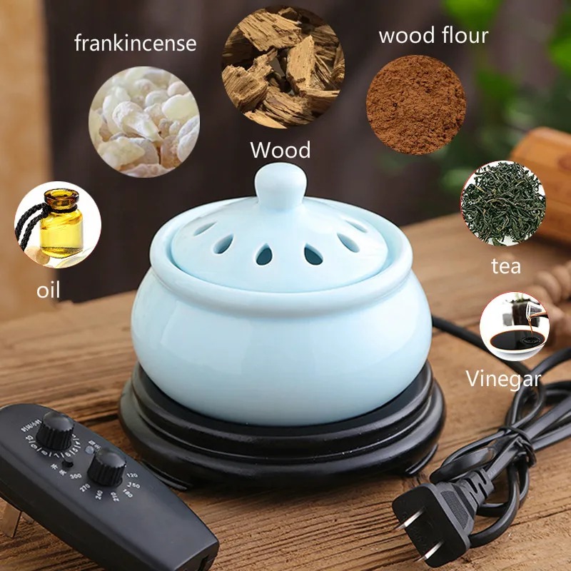 Timing Electric Plug Ceramic Perfume Diffuser Aromatherapy Furnace Powder Incense Essential Oil Aroma Burner Decor 220V A
Timing Electric Plug Ceramic Perfume Diffuser Aromatherapy Furnace Powder Incense Essential Oil Aroma Burner Decor 220V A