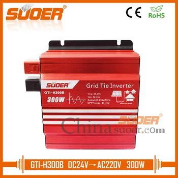 Suoer【 Grid Tie Inverter 】 300W 24 Volt 220 Volt Grid Tie Inverter Solar Power System Inverter(GTI-H300B)
Suoer【 Grid Tie Inverter 】 300W 24 Volt 220 Volt Grid Tie Inverter Solar Power System Inverter(GTI-H300B)
