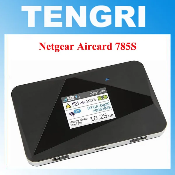 Unlocked Netgear AirCard 785S (AC785S) 150Mbps LTE Mobile Hotspot Dual band Wi-Fi 2.4GHz/5GHz 4G FDD 700/900/1800/2100/2600MHZ
Unlocked Netgear AirCard 785S (AC785S) 150Mbps LTE Mobile Hotspot Dual band Wi-Fi 2.4GHz/5GHz 4G FDD 700/900/1800/2100/2600MHZ