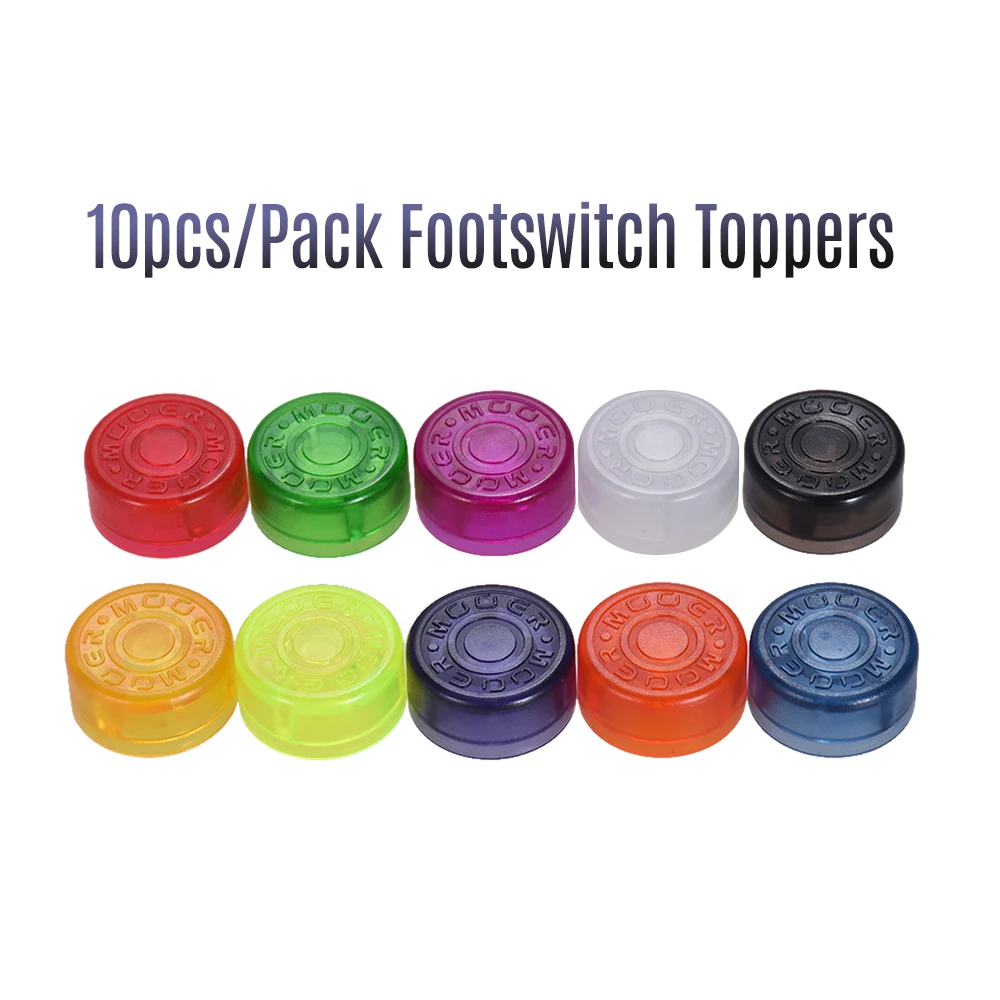 Mooer Candy Lot de 12 boutons en plastique pour pédale deffet de guitare Multicolore Mooer Candy Lot de 12 boutons en plastique pour pédale deffet de guitare Multicolore
