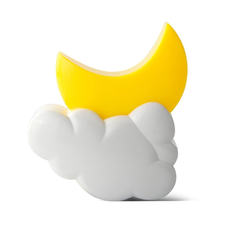 Moon Cloud LED Night Light Light Sensor Control Children Bedroom Nursery Night Lamp Plug Power Decor Bedside cocuk odasi lamba
Moon Cloud LED Night Light Light Sensor Control Children Bedroom Nursery Night Lamp Plug Power Decor Bedside cocuk odasi lamba