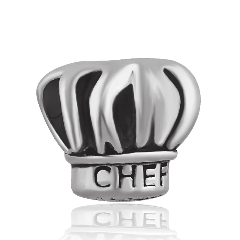 free shipping 1pc plated chef hat big hole bead Fits European Pandora Charm Bracelets A292
free shipping 1pc plated chef hat big hole bead Fits European Pandora Charm Bracelets A292