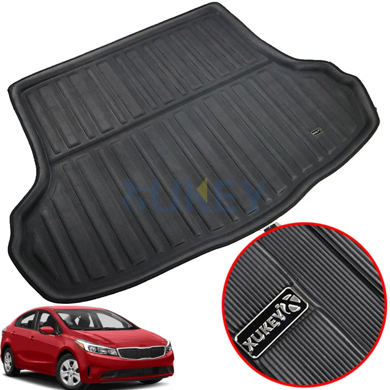 Rear Trunk Cargo Boot Liner Mat Floor Tray Carpet Protector For Kia Forte / Cerato K3 Sedan 2014 2015 2016 2017 2018
Rear Trunk Cargo Boot Liner Mat Floor Tray Carpet Protector For Kia Forte / Cerato K3 Sedan 2014 2015 2016 2017 2018