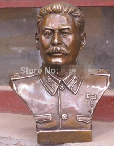 free shipping 7"Bronze sculpture Russia Joseph Stalin international communist movement activis
free shipping 7"Bronze sculpture Russia Joseph Stalin international communist movement activis