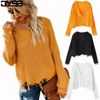 Cross-Border for Autumn And Winter Thin European And American Women Top V-neck Solid Color off-the-Shoulder Loose free shipping 
Cross-Border for Autumn And Winter Thin European And American Women Top V-neck Solid Color off-the-Shoulder Loose free shipping