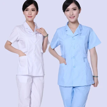 Maleand female doctors take a small split split suit short nurse pharmacy overalls summer dental clothing white coat ICU two set
Maleand female doctors take a small split split suit short nurse pharmacy overalls summer dental clothing white coat ICU two set