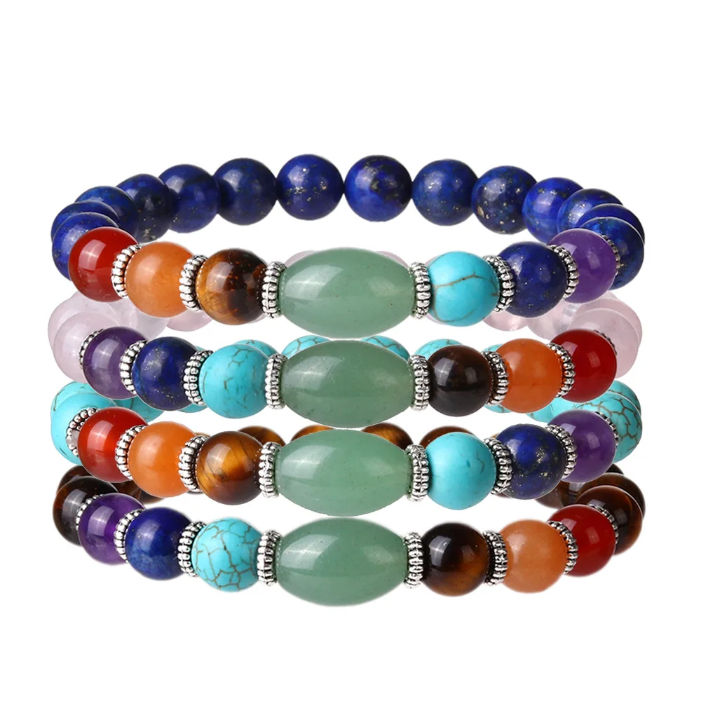 2018 Fashion Natural Stone Bracelet Men 7 chakra Bracelet Healing Balance Handmade Bangles For Women Yoga Mala Jewelry Wholesale
2018 Fashion Natural Stone Bracelet Men 7 chakra Bracelet Healing Balance Handmade Bangles For Women Yoga Mala Jewelry Wholesale