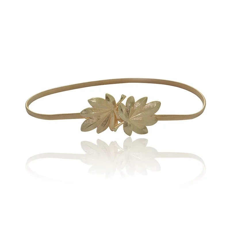 Women Elastic Metal Waist Belts Women Silver Gold Chain Belts Female Cute Maple Leaf Heart Buckle Belts Ladies Dresses Harajuku
Women Elastic Metal Waist Belts Women Silver Gold Chain Belts Female Cute Maple Leaf Heart Buckle Belts Ladies Dresses Harajuku