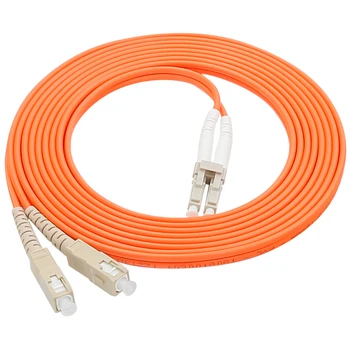 5PCS /Lots Duplex Multimode SC /UPC to LC/UPC Fiber Optic Optical Patch Cord 3.0mm Diameter
5PCS /Lots Duplex Multimode SC /UPC to LC/UPC Fiber Optic Optical Patch Cord 3.0mm Diameter