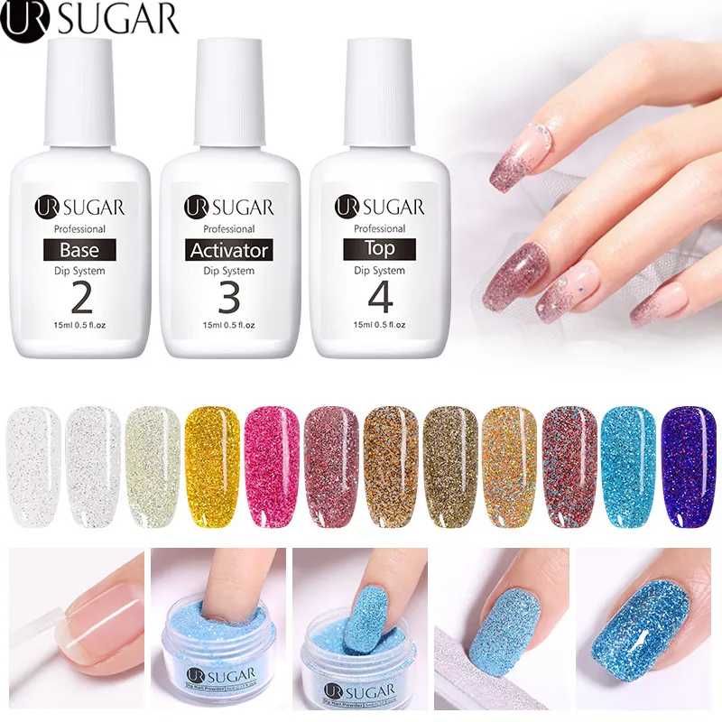 UR SUGAR 5ml Glitter Dipping Nail Powder Shimmer Holographic Pigment Dust Powder Decoration Natural Dry Without Lamp Cure Set
UR SUGAR 5ml Glitter Dipping Nail Powder Shimmer Holographic Pigment Dust Powder Decoration Natural Dry Without Lamp Cure Set